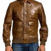 Coffmen Olive Brown Bomber Jacket
