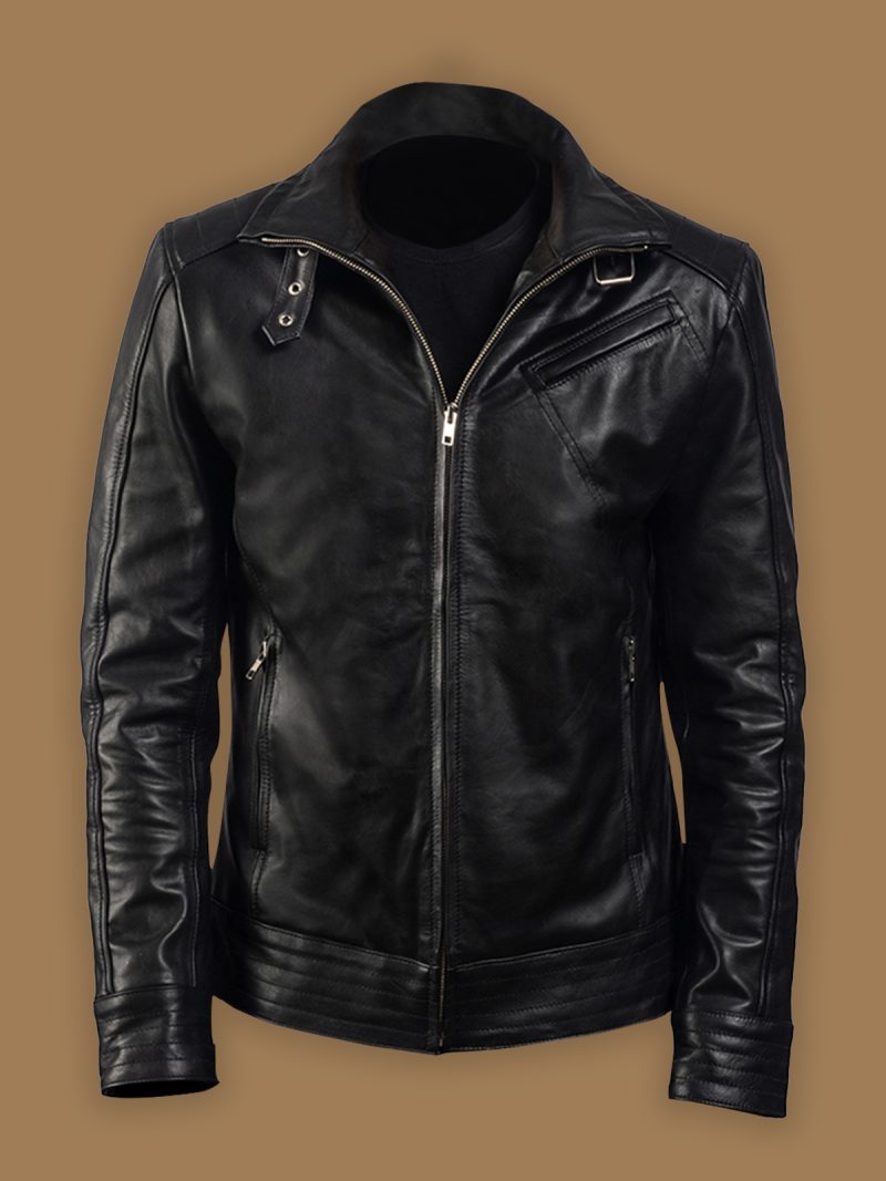 Men's Legacy Black Biker Jacket