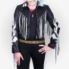 Birds of Prey Harley Quinn Fringe Jacket
