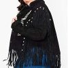 Women's Fringe and Bone Bead Jacket