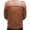 Chocolate Brown Leather Jacket