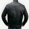 David Beckham Black Leather Jacket for Men