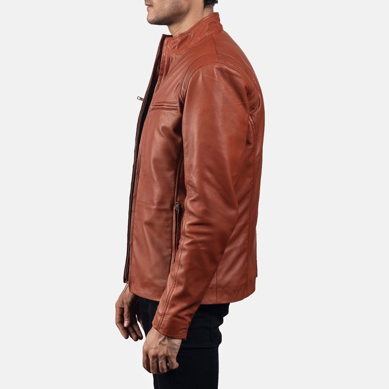 Ionic Tan Biker Jacket