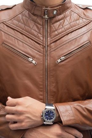 Chocolate Brown Leather Jacket