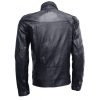 Mens Gold Zipper Black Jacket