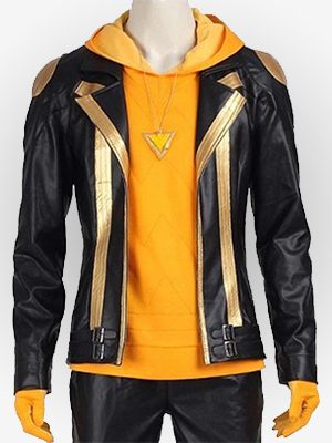 Pokemon Go Team Spark Leather Jacket