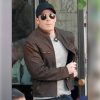 Civil War Steve Rogers Brown Jacket