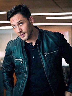 Tom Hardy Venom Black Leather Jacket