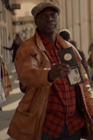 Arsene-Lupin-Assane-Diop-Leather-Jacket