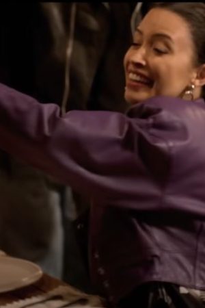 selena purple jacket