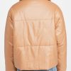 Camel-Puffer-leather-jacket-Mens