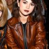 Selena Gomez Brown Jacket
