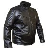 Mens Frank Castle Jacket Skull Embossed Leather Jacket