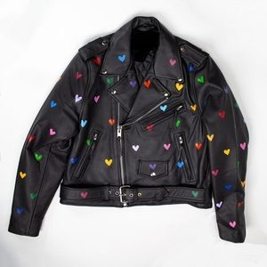Colorful hearts jacket