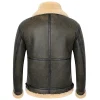 B-3 Genuine Leather Sheepskin Shearling Jacket