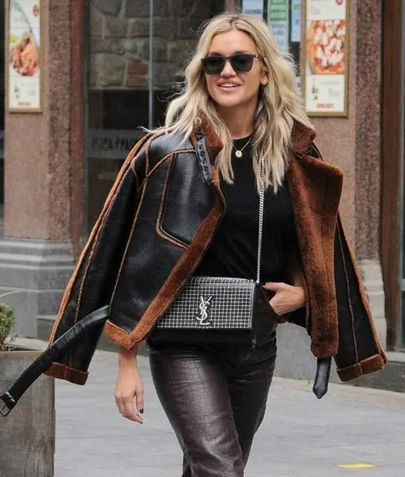 Christmas Ashley Roberts Aviator Jacket