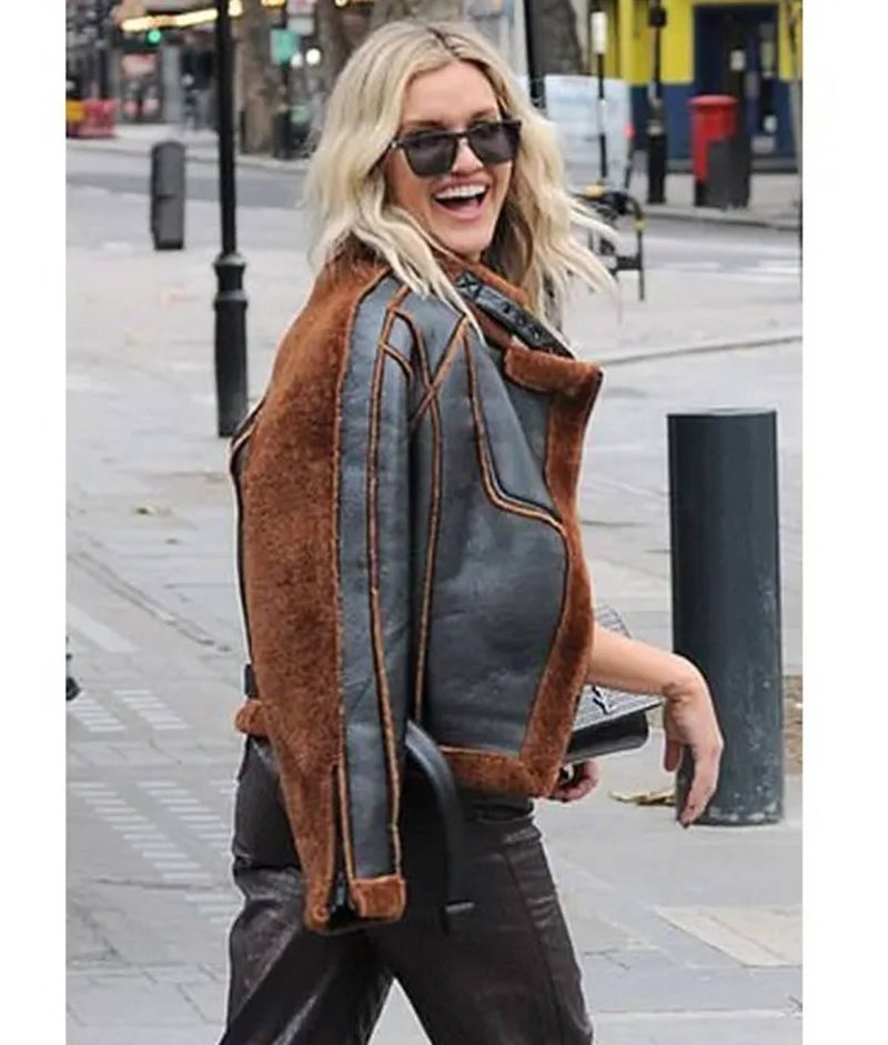 Christmas Ashley Roberts Aviator Jacket