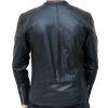 Men's Skinny Black Leather Jacket