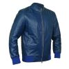 Navy Blue Bomber Jacket