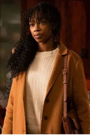 The Equalizer 2021 Fedna Jacquet Wool Coat