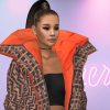 Ariana Grande Brown and Orange Puff Hoodie