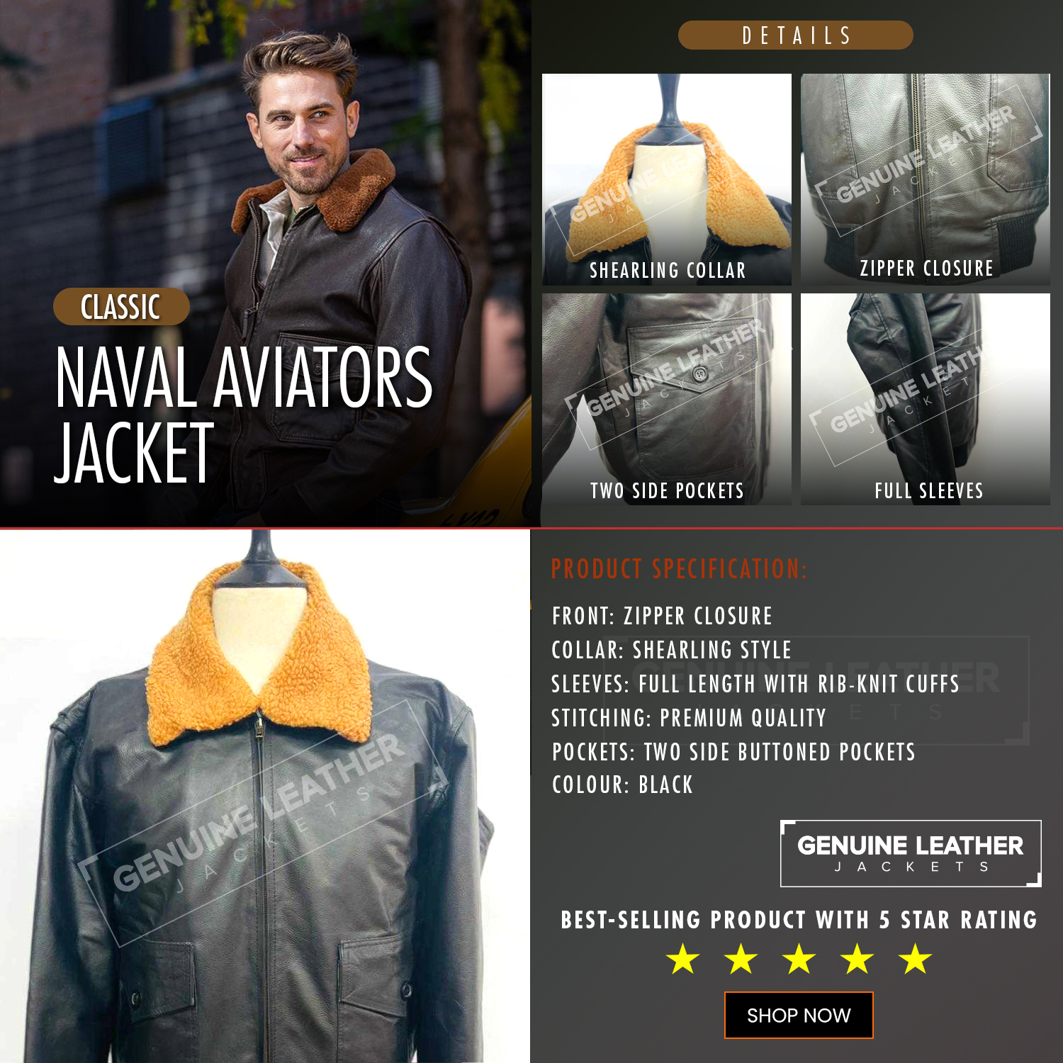 Classic Naval Aviator's Jacket
