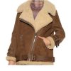 Hailey Baldwin Velocite Shearling Jacket