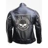 Harley Davidson Reflective Willie G Skull Mens Leather Jacket