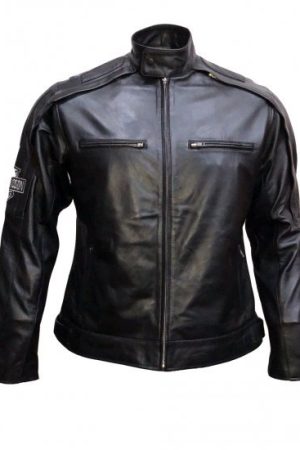 Harley Davidson Reflective Willie G Skull Mens Leather Jacket