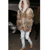Justin Bieber Oversize Fur Jacket
