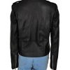 Kim Kardashian Black Motorcycle Leather Jacket