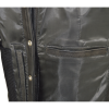 Ladies Naked Leather Lace Sides Vest