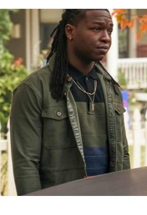 Legacies Kaleb Hawkins green Jacket