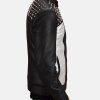 Men’s Biker Studded Leather Jacket