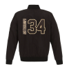 Men's Black Player Full-Zip Bomber Jacket