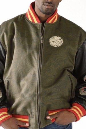 Men's Pelle Pelle Dragon Heart Olive Jacket 