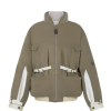 Jaden Smith Military Style Lyocell Puffer Jackets