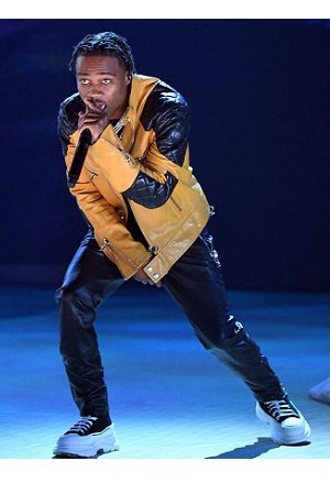 Grammys 2021 Roddy Rich Leather Jacket