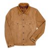 Suede Brown Trucker Jacket
