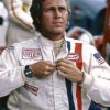 Steve McQueen White Le Mans Leather Jacket