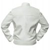 Steve McQueen White Le Mans Leather Jacket