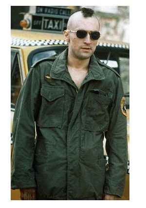 Taxi Driver Robert De Niro Green Military Jacket