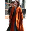 The Marvelous Mrs Maisel Rachel Brosnahan Orange Coat