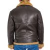 Men's B3 Bomber RAF Shearling Jacket Backside view