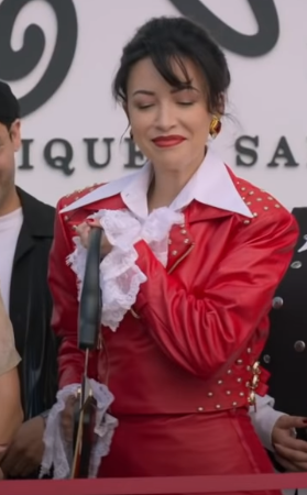 Selena the series season 2 selena Quintanilla red leather jacket
