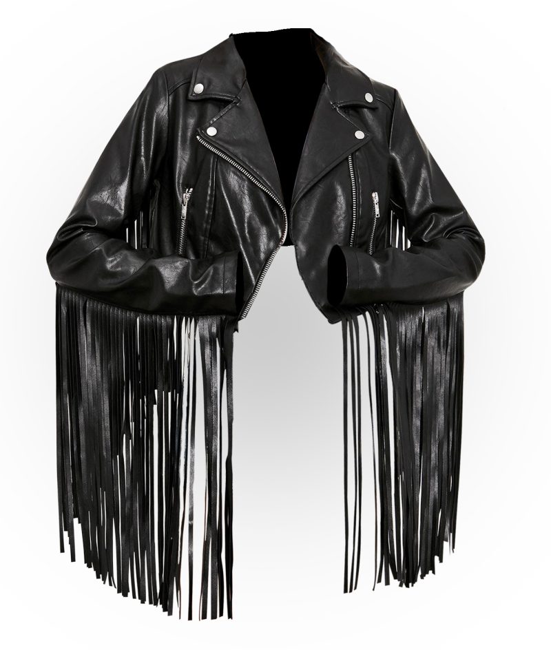 Women's Hateful Ace Fringe Moto Jacket