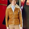 Amy Adams Aviator Leather Jacket