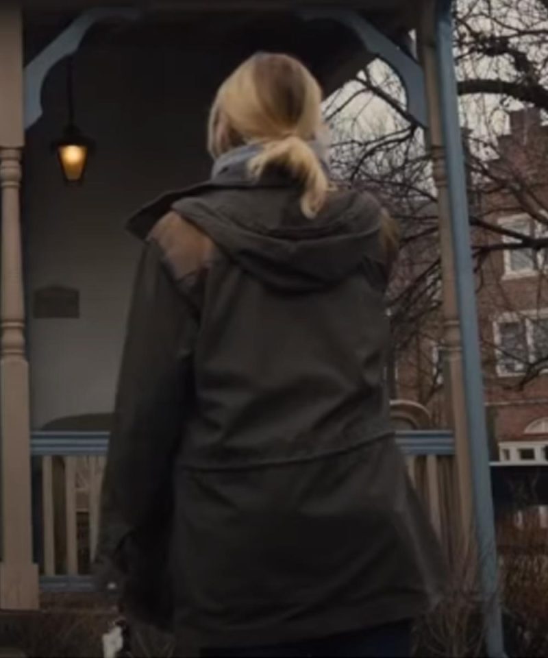 Kate Winslet TV Series Mare of Easttown Mare Sheehan Brown Hooded Jacket