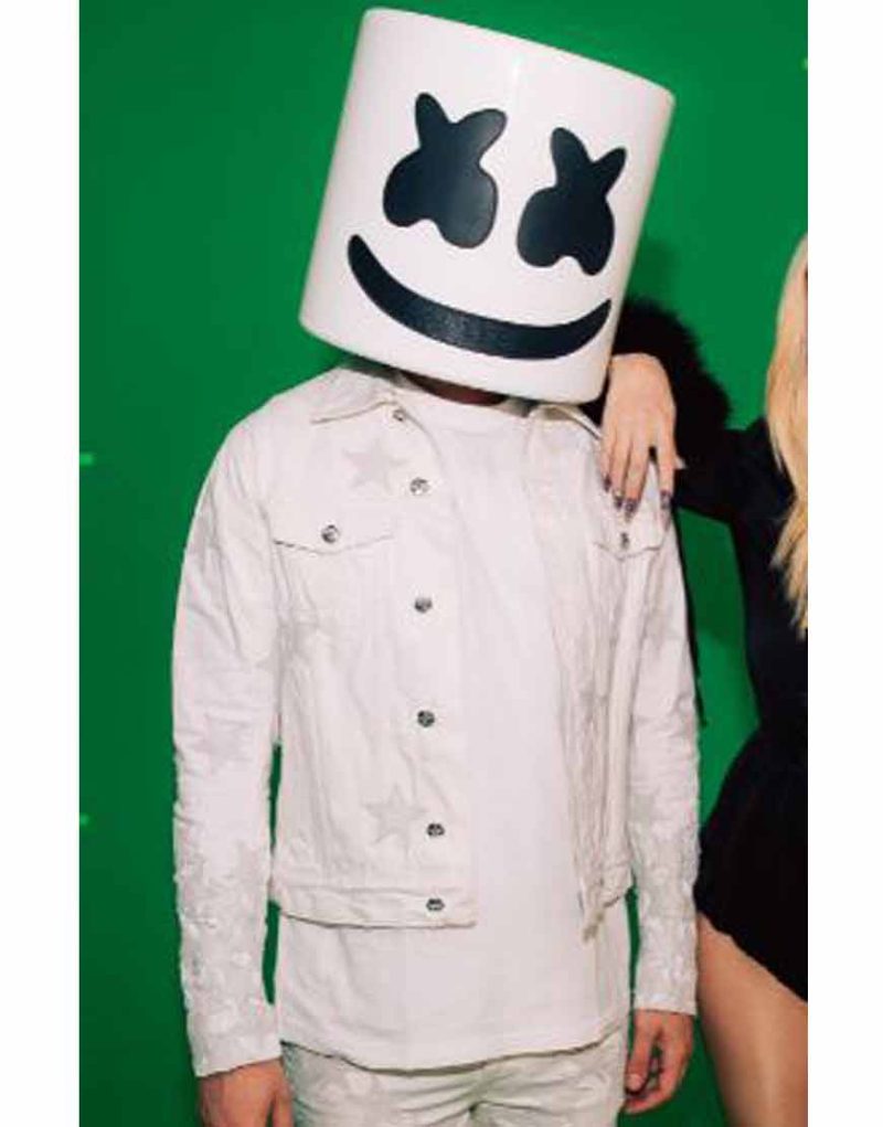 Marshmello UEFA Final White Jacket