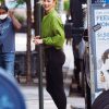 Fashion Model Karlie Kloss Olive Green Cotton Jacket